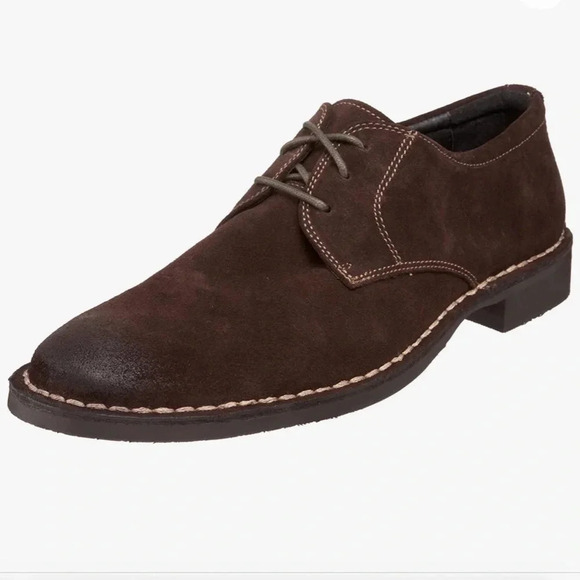 Gordon Rush Men’s Langston Suede Burnished Oxfords Size 11.5 - Picture 1 of 12